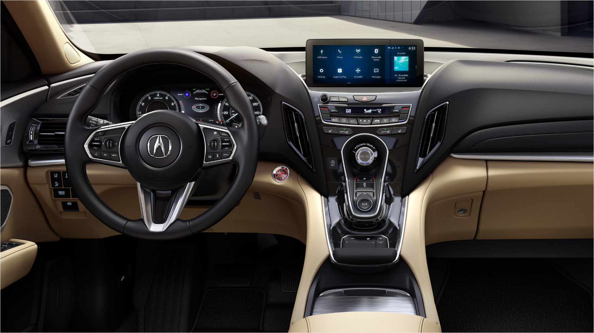 Production RDX interior with True-Touch running